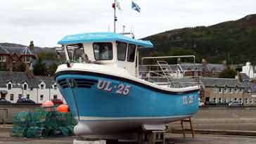 Boat at dry dock