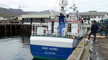 'Our Hazel' at dock