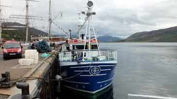 'Our Hazel' at dock