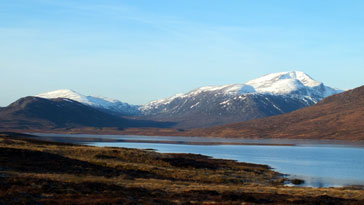 A beautiful still day picturing views around Glascarnoch dam - right click on image to get a new window displaying a 1920x1080 image to download