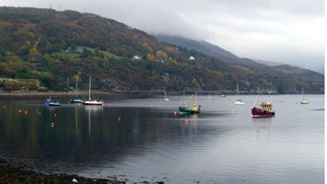 A view of Ullapool foreshore