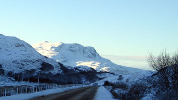 Winter Scene of 'Beinne Goblach'