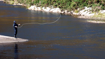 Fly fishing the Kanaird