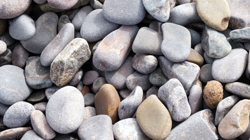 Seaside pebbles