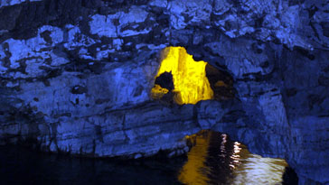 There is a boat trip to see the hidden parts of the caves