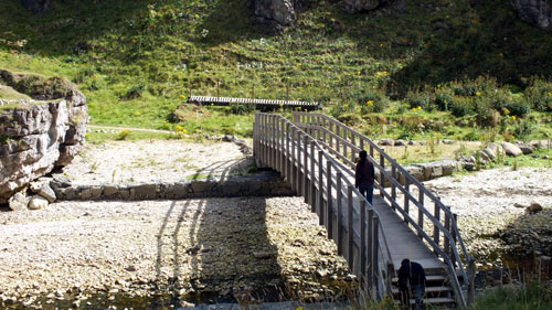 Bridge over to the cave