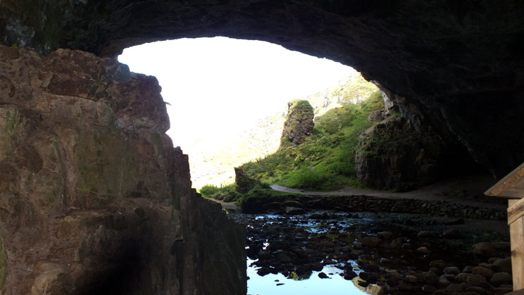 Inside Smoo Cave