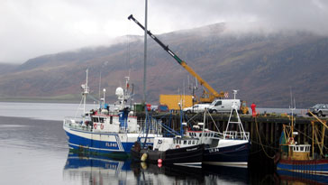 Working Ullapool harbour