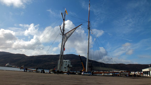 Wilde Swan at quay